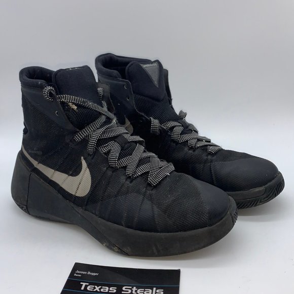 Youth Nike Hyperdunk 2015 Black White - Picture 1 of 7